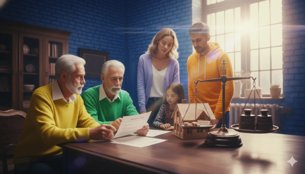 putting a house on children's name